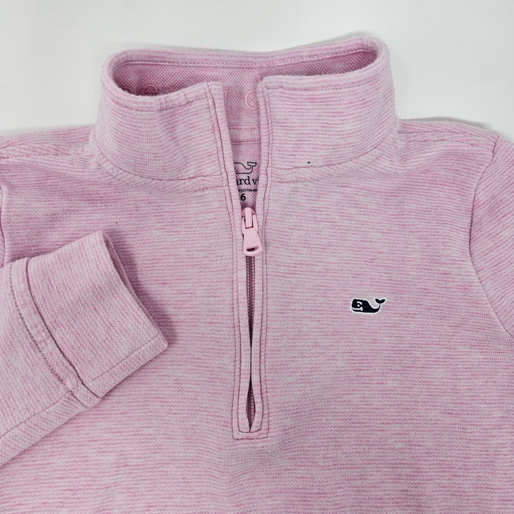 Vineyard Vines Light Pink Zip-Up- unisex size 6